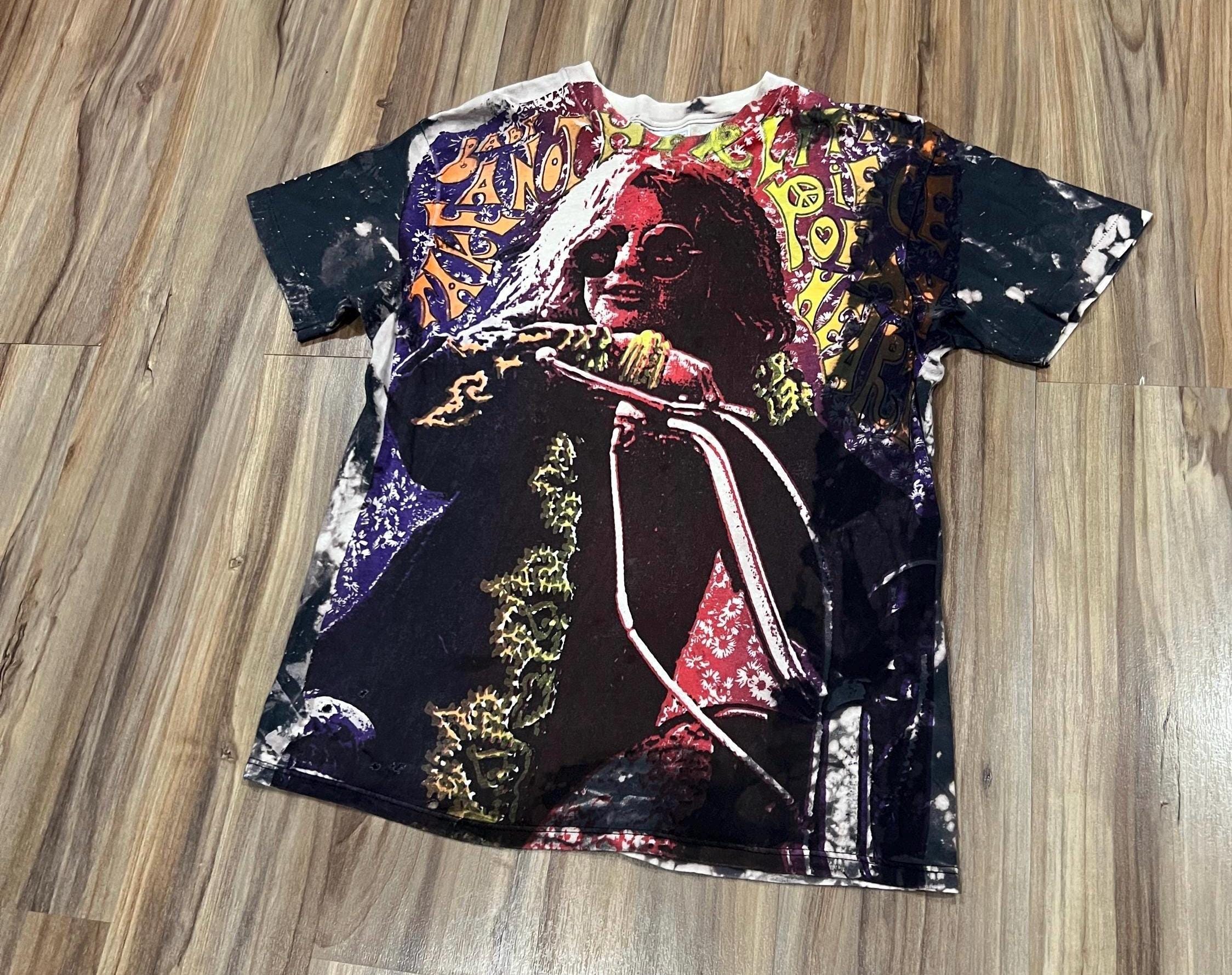 Small Vintage 90s Janis Joplin Mosquitohead Bleached T Shirt