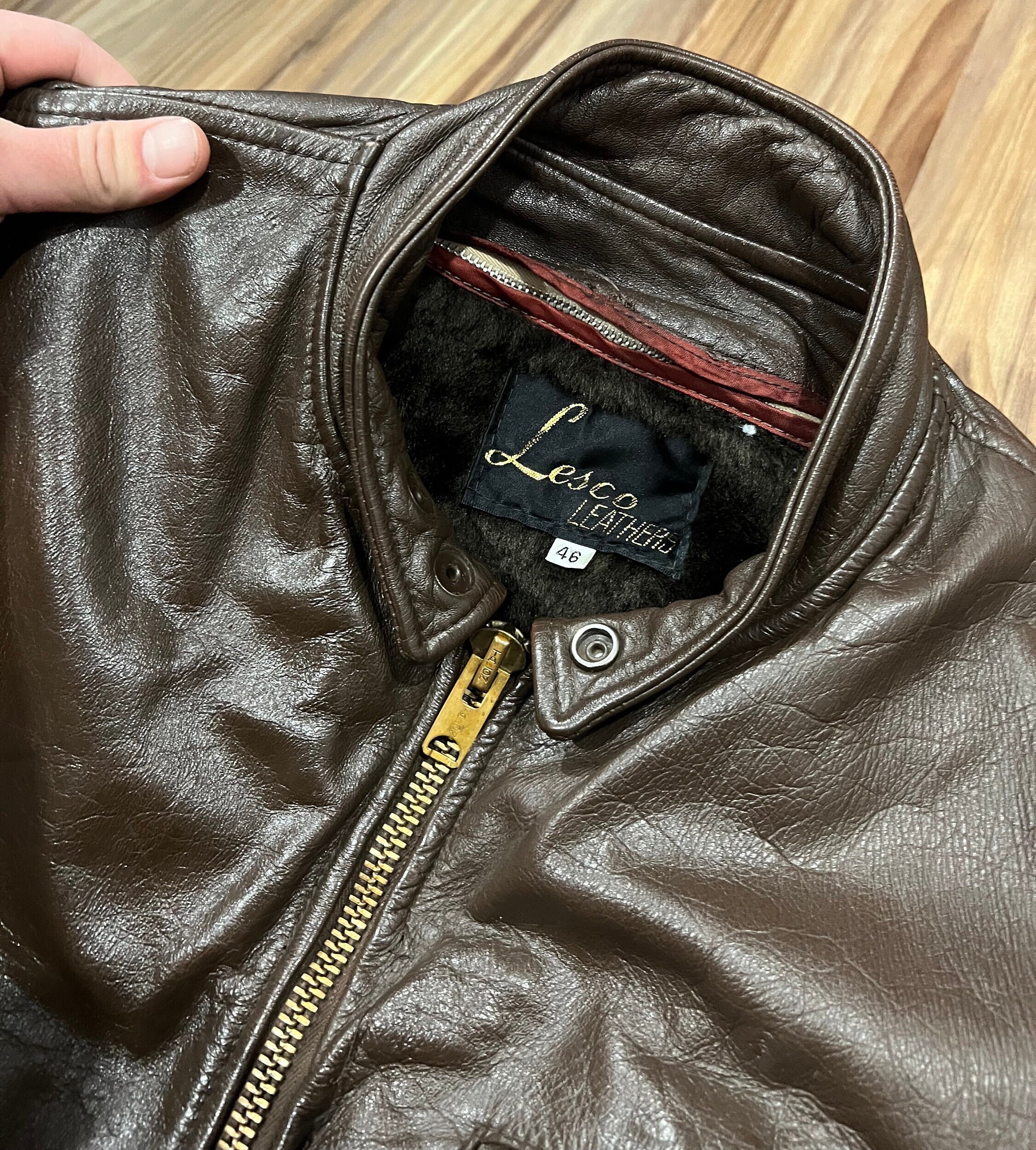 60's〜70's Lesco LEATHERS ヴィンテージシングルライダース VINTAGE - 70's Lesco Leathers シングルレザーライダース