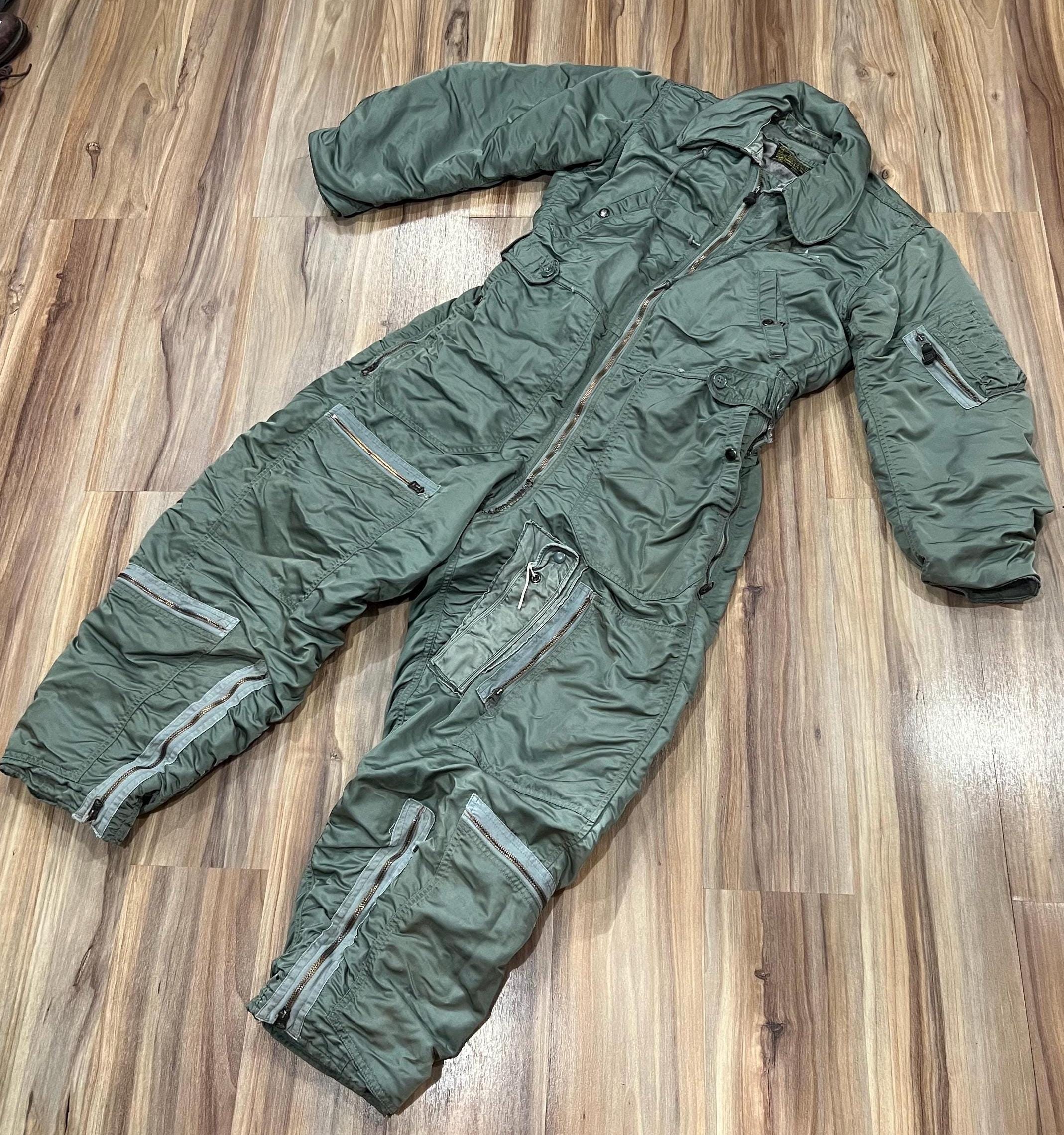 Medium Vintage USAF Flight Coverall Flying Pilot Suit Cwu-l/p Mil