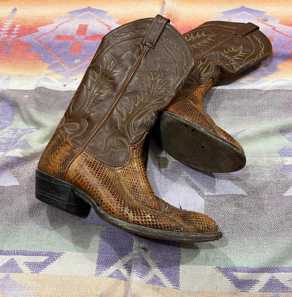 トニーラマ　Tony Lama size9 Deadstock 1970'S TONY LAMA ‎Lizard COWBOY BOOT トニーラマ