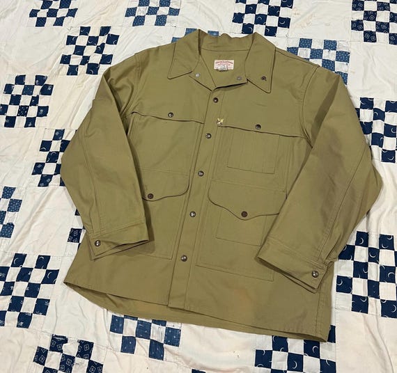 XL (48) Vintage 70s Filson Cotton Cruiser Jacket USA Made CC