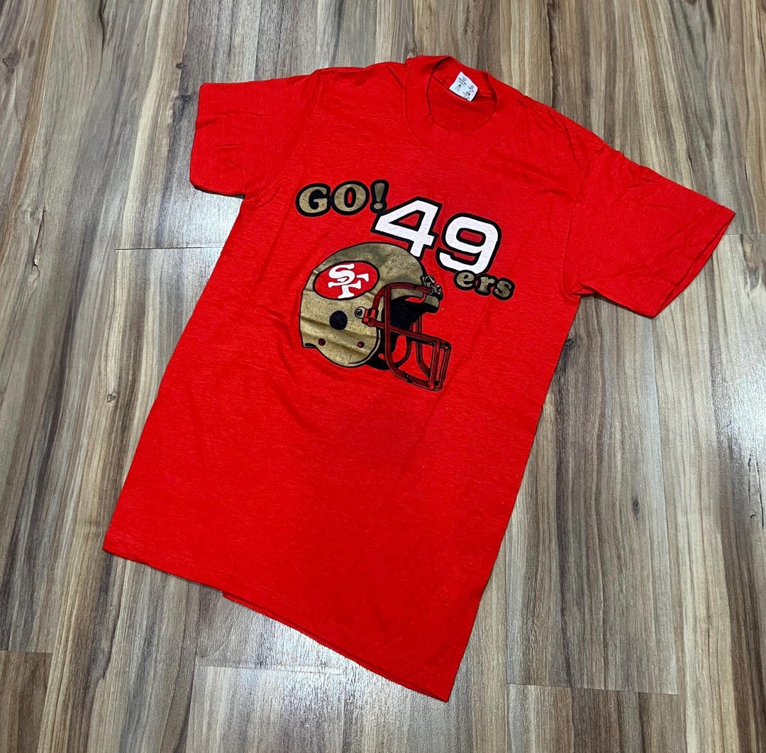 1989年新聞記事デザイン NFL SF 49ers Tシャツ 未使用 Mサイズ 楽天
