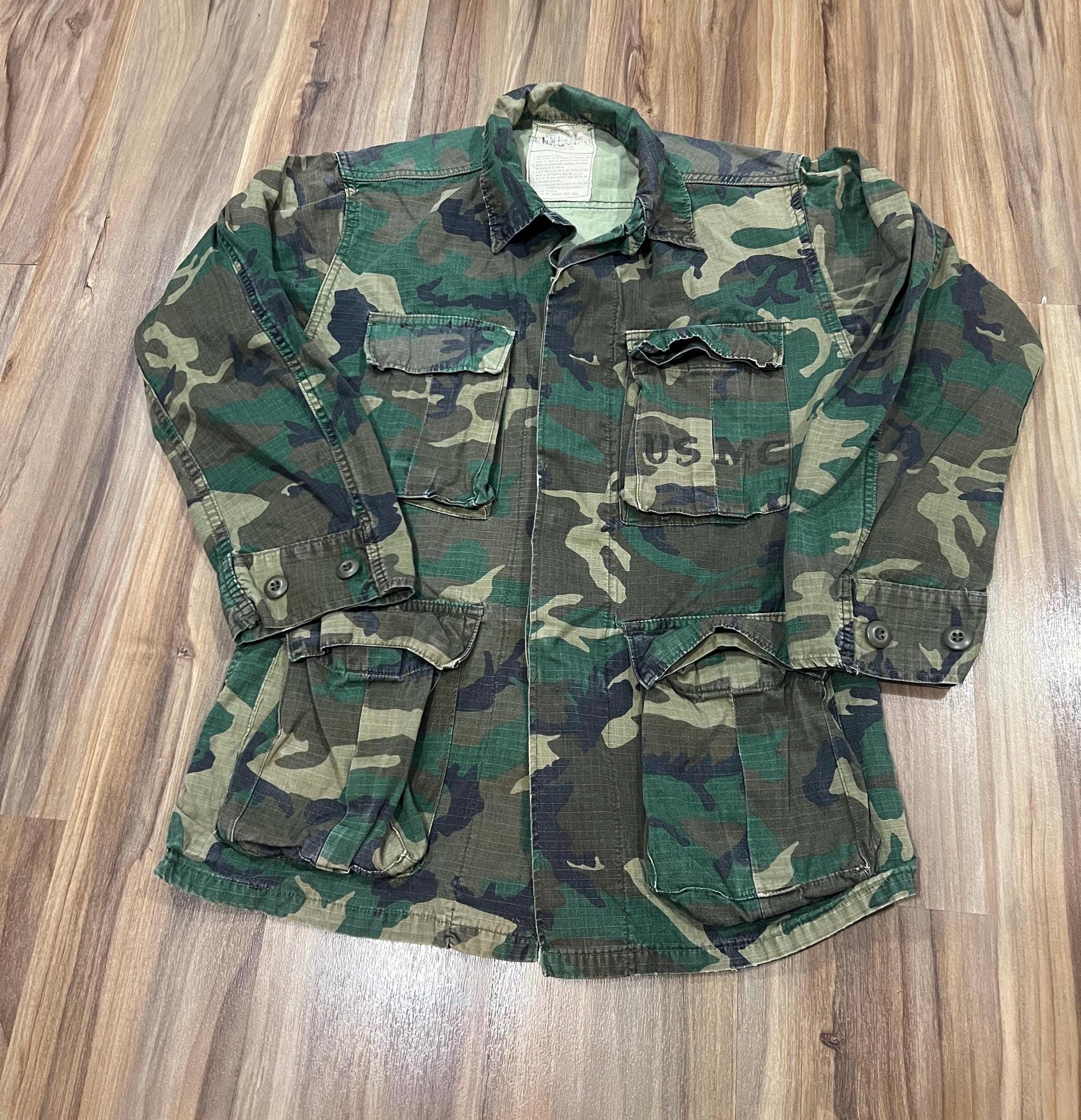 70s ビンテージ 米軍 USMC 実物 ERDL ホットウェザージャケット M 70s ビンテージ 米軍 USMC 実物 ERDL ホットウェザージャケット M