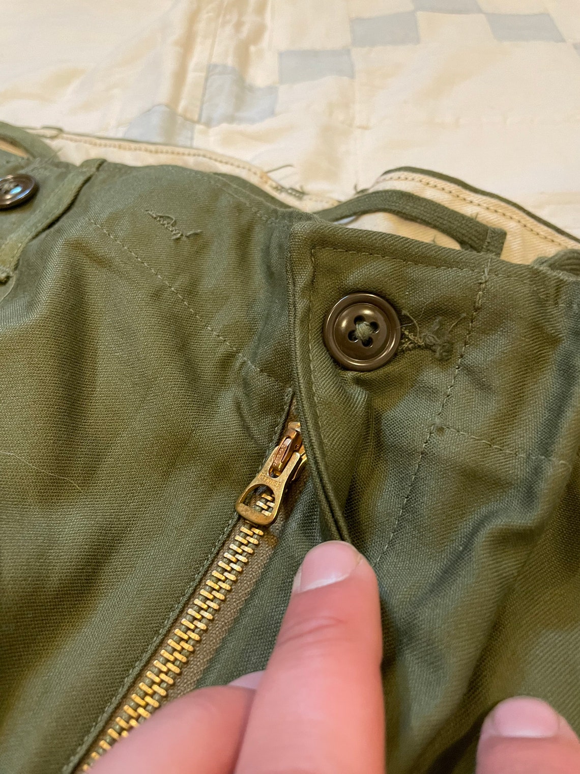 Vintage M-1951 Trousers US Military Field Shell Pants Sz Reg | Etsy