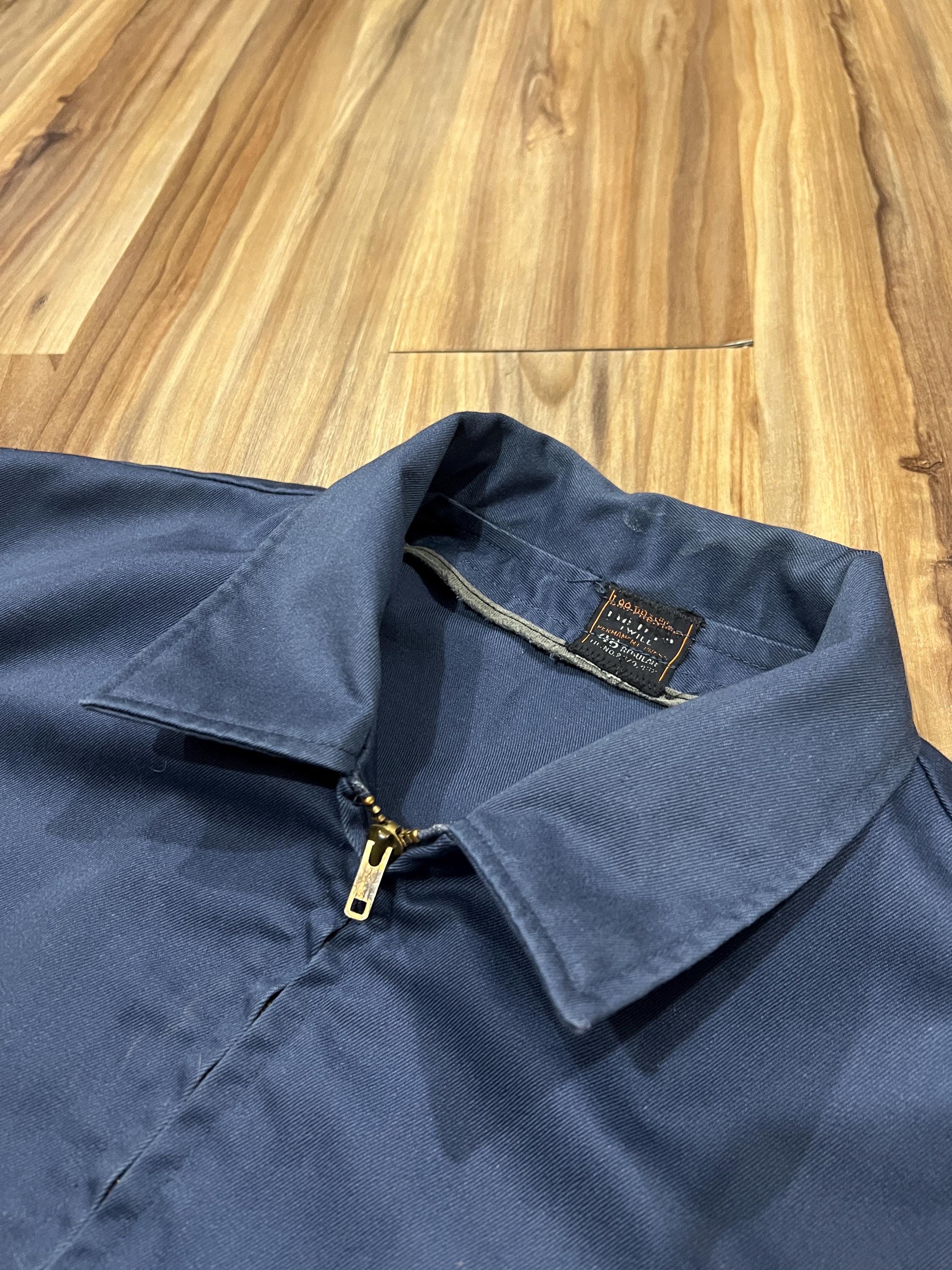 XL (48) Vintage 60s 70s Lee Work Wear Jacket 2 Pocket Chetopa