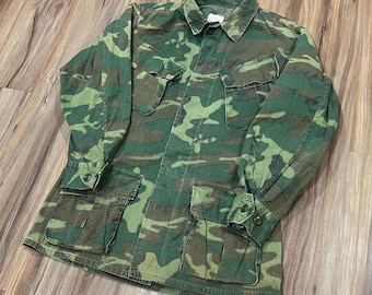 Vintage 1970s Invisible ERDL Camo Hunting Jacket Mens S/M - Etsy