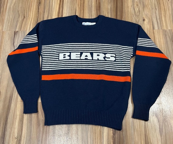 Medium Vintage 80s Chicago Bears Cliff Engle Knit… - image 1