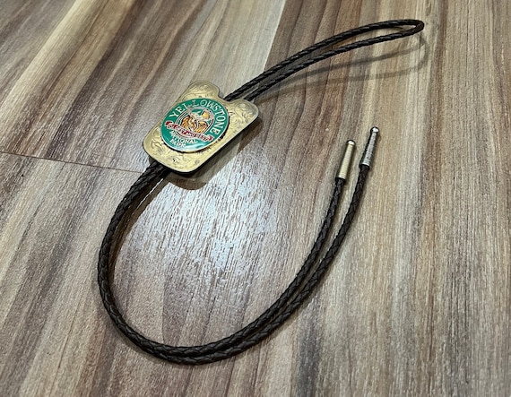 Vintage Yellowstone National Park Bolo Tie Wester… - image 1