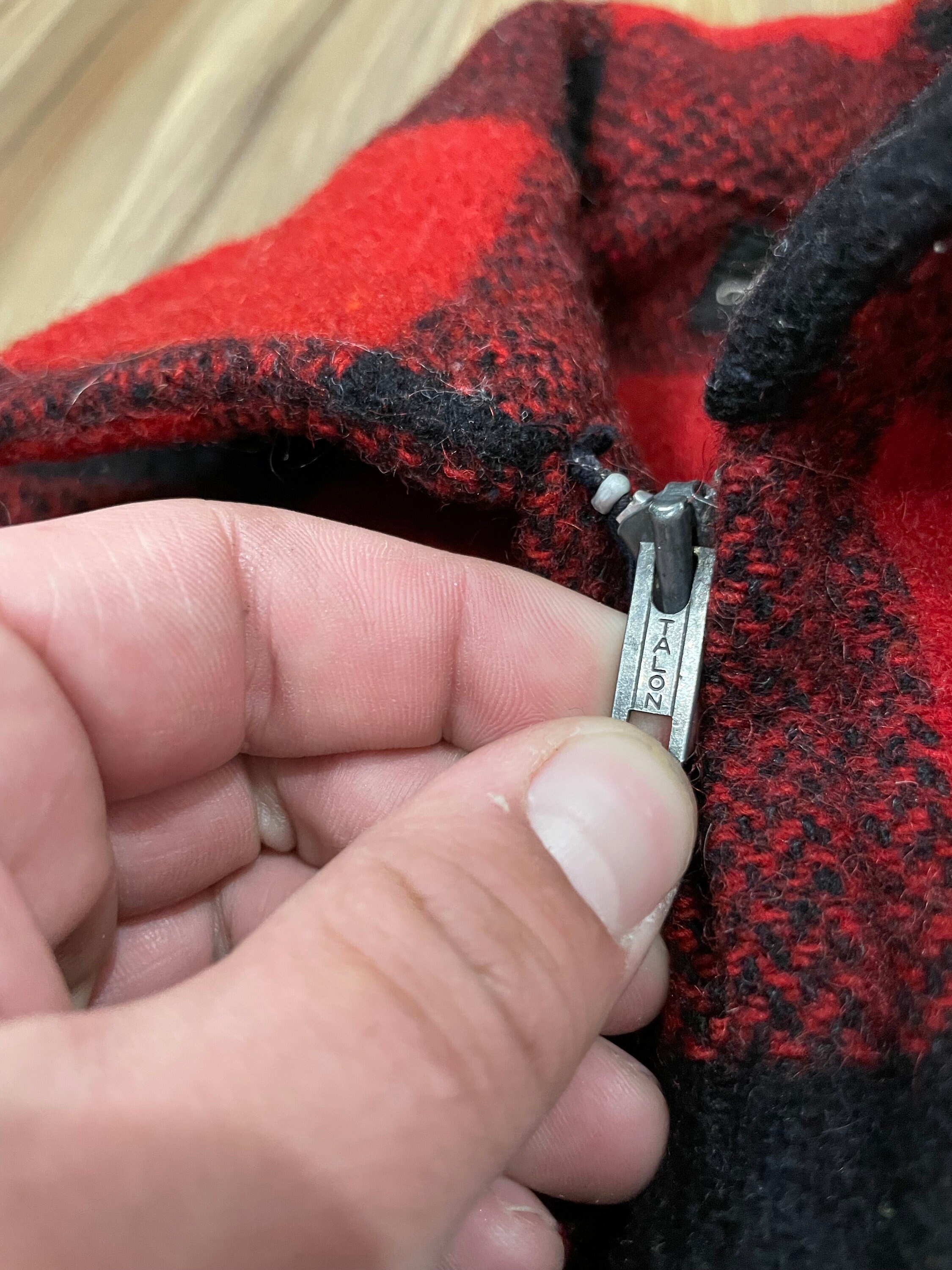 Medium Vintage 50s King Cole Wool Buffalo Plaid Flannel Medium Vintage 50s King Cole Wool Buffalo Plaid Flannel