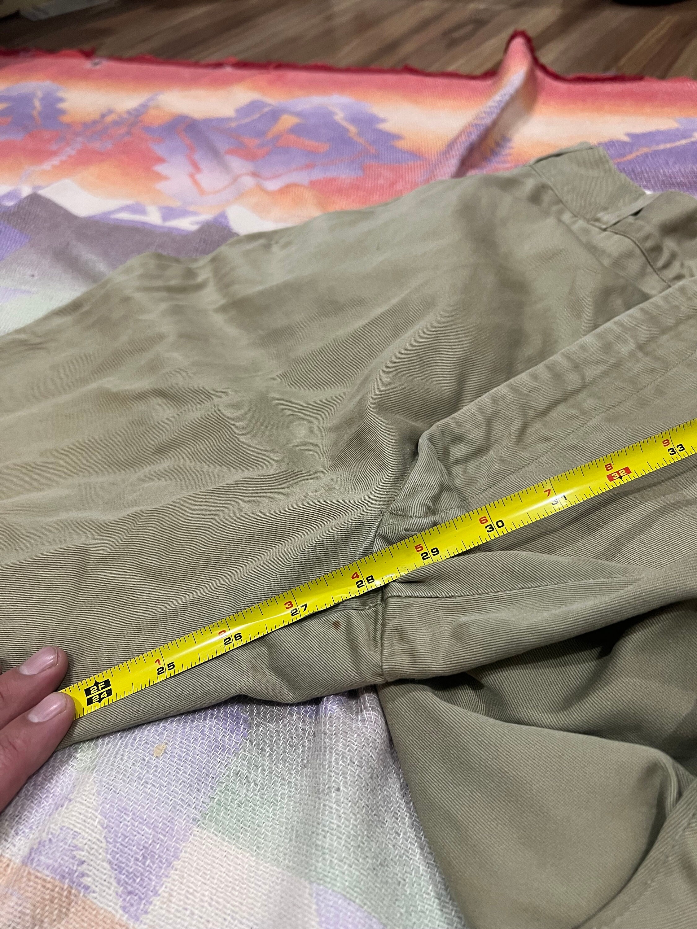 60s US ARMY military chino pants 28×29 27x28 Vintage 60s US Military Khaki Chino Trousers Officer