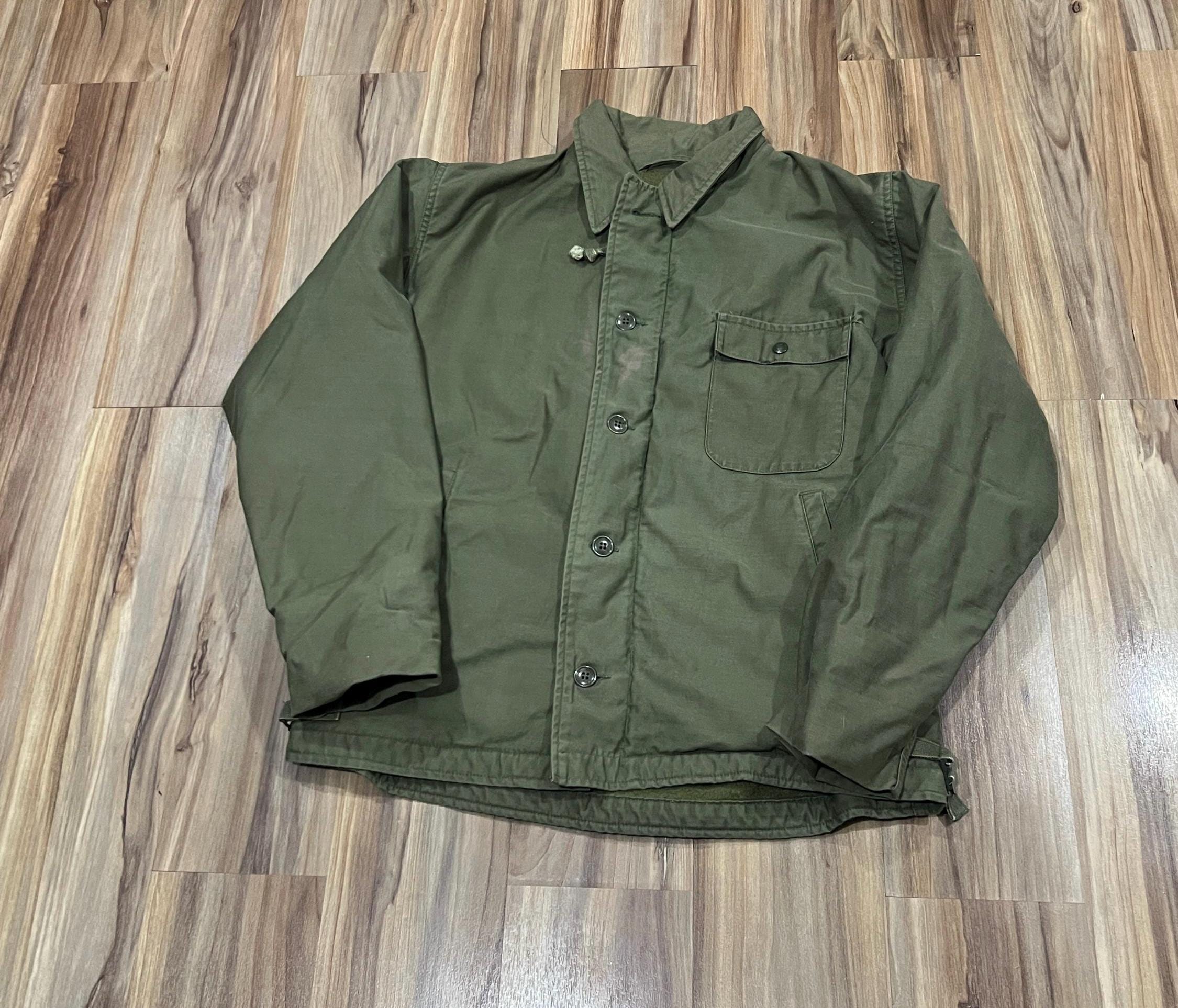 Us Navy A2 Deck Jacket - Etsy