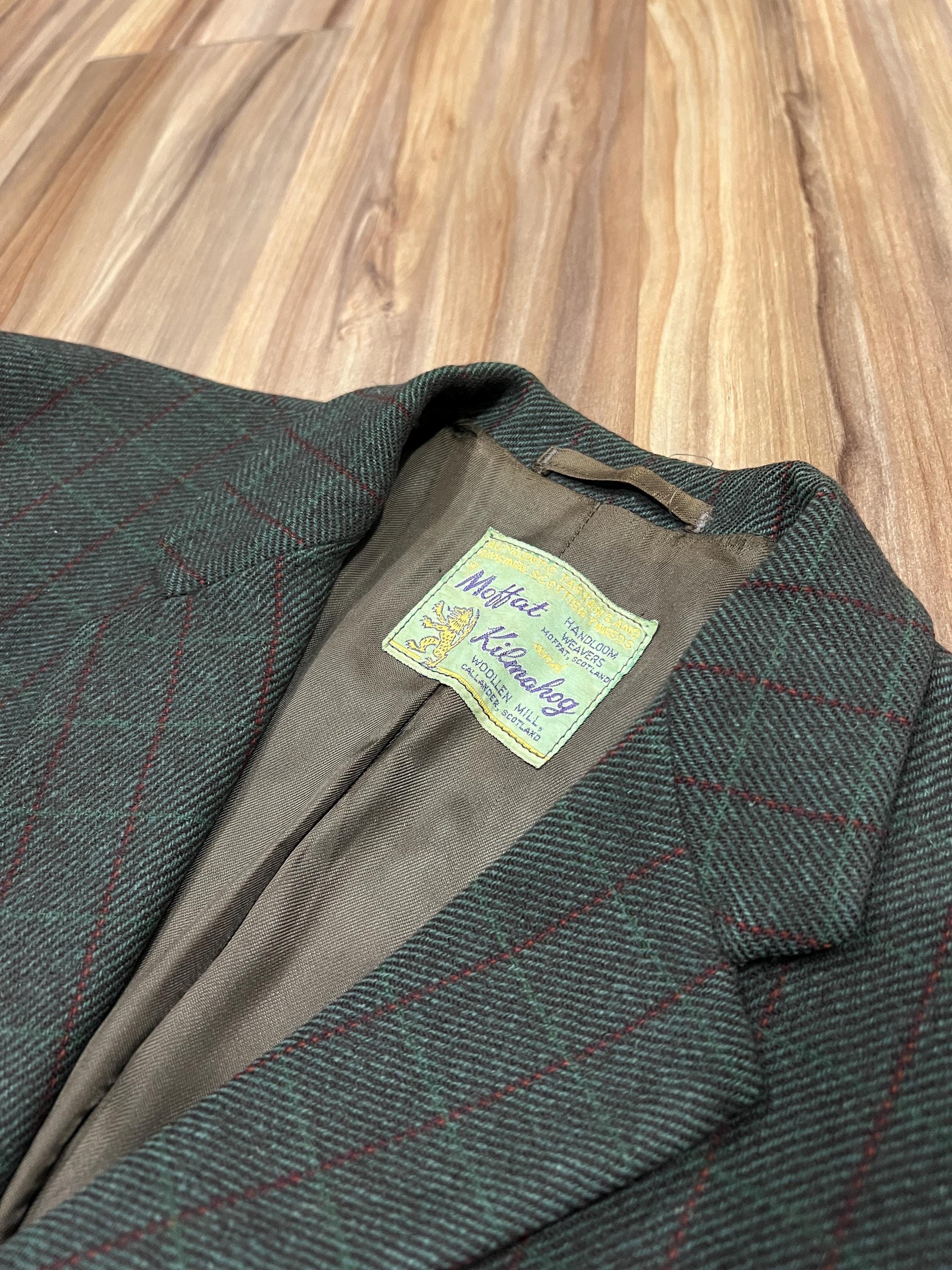 Burberry Tweed Coat - Etsy