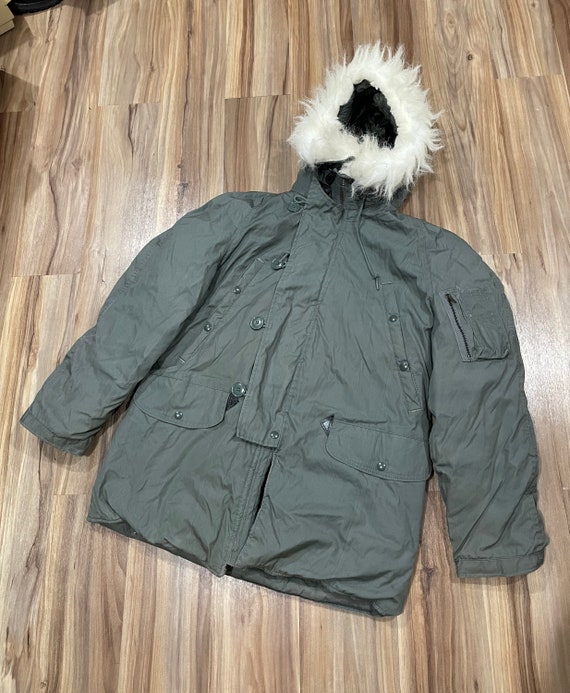 Small Vintage 80s Snorkel Parka Cold Weather Flight J… - Gem