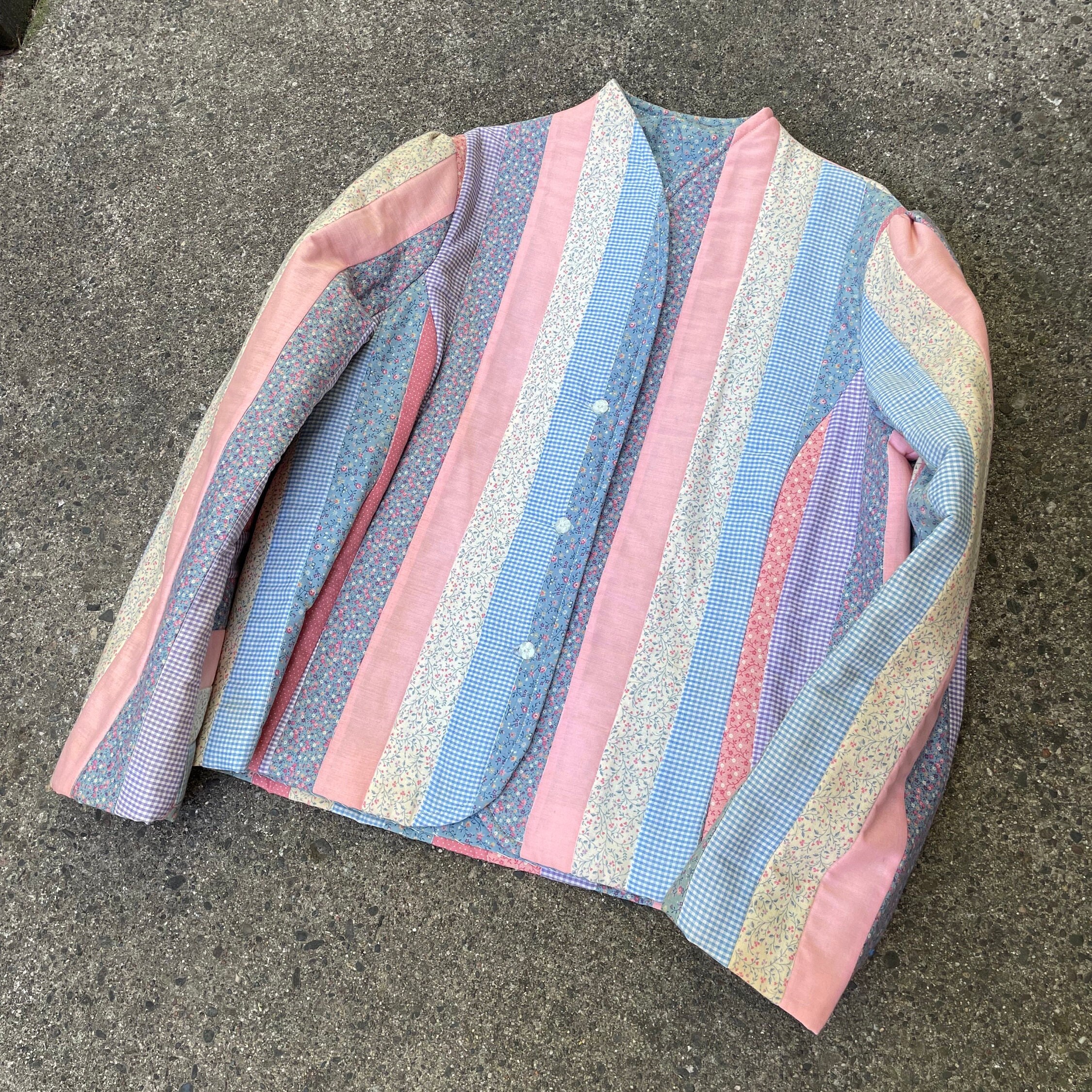 ジャケット・アウター vintage fabric feed sack jacket Made a feed sack jacket! : r/streetwear