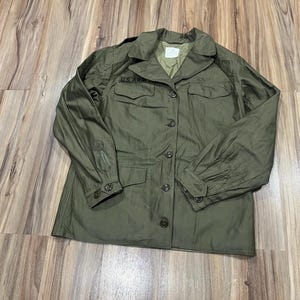 12R Vintage 40s M-1943 Women’s Military Field Combat Jacket Coat USA Made Excellent Unwashed Shape