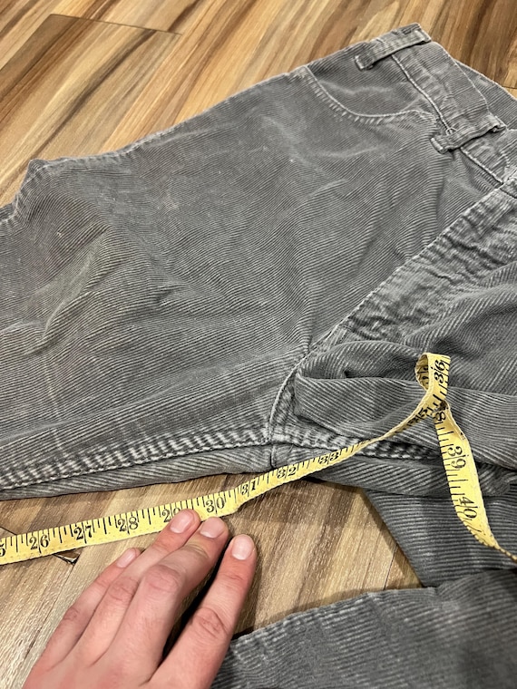 30x32 Vintage 70s 80s Levis Corduroy Skinny Flare… - image 8