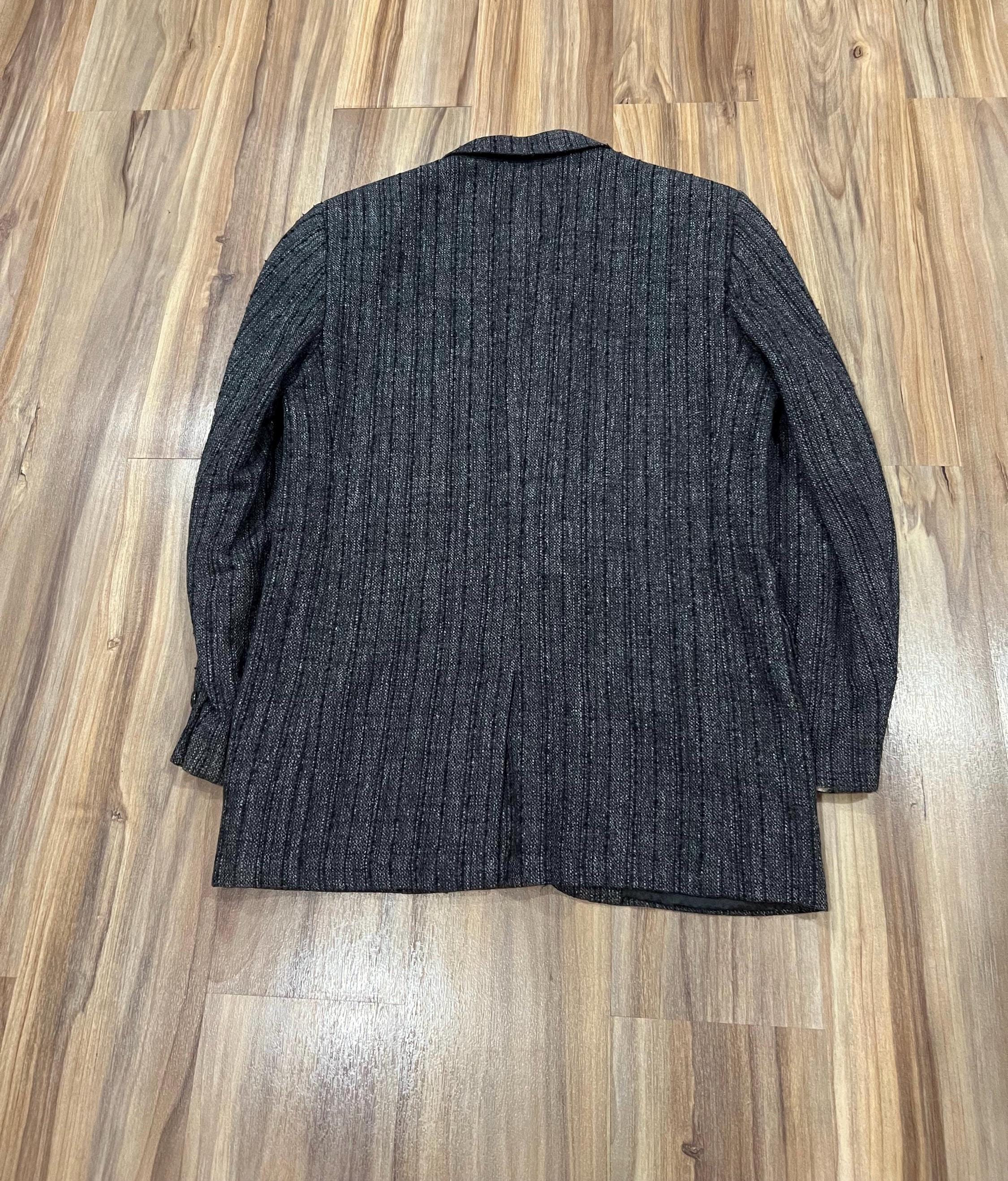 ジャケット・アウター misaSly GRAIN TWEED JACKET Soho Grey Tweed Jacket – Parisa Wang New York