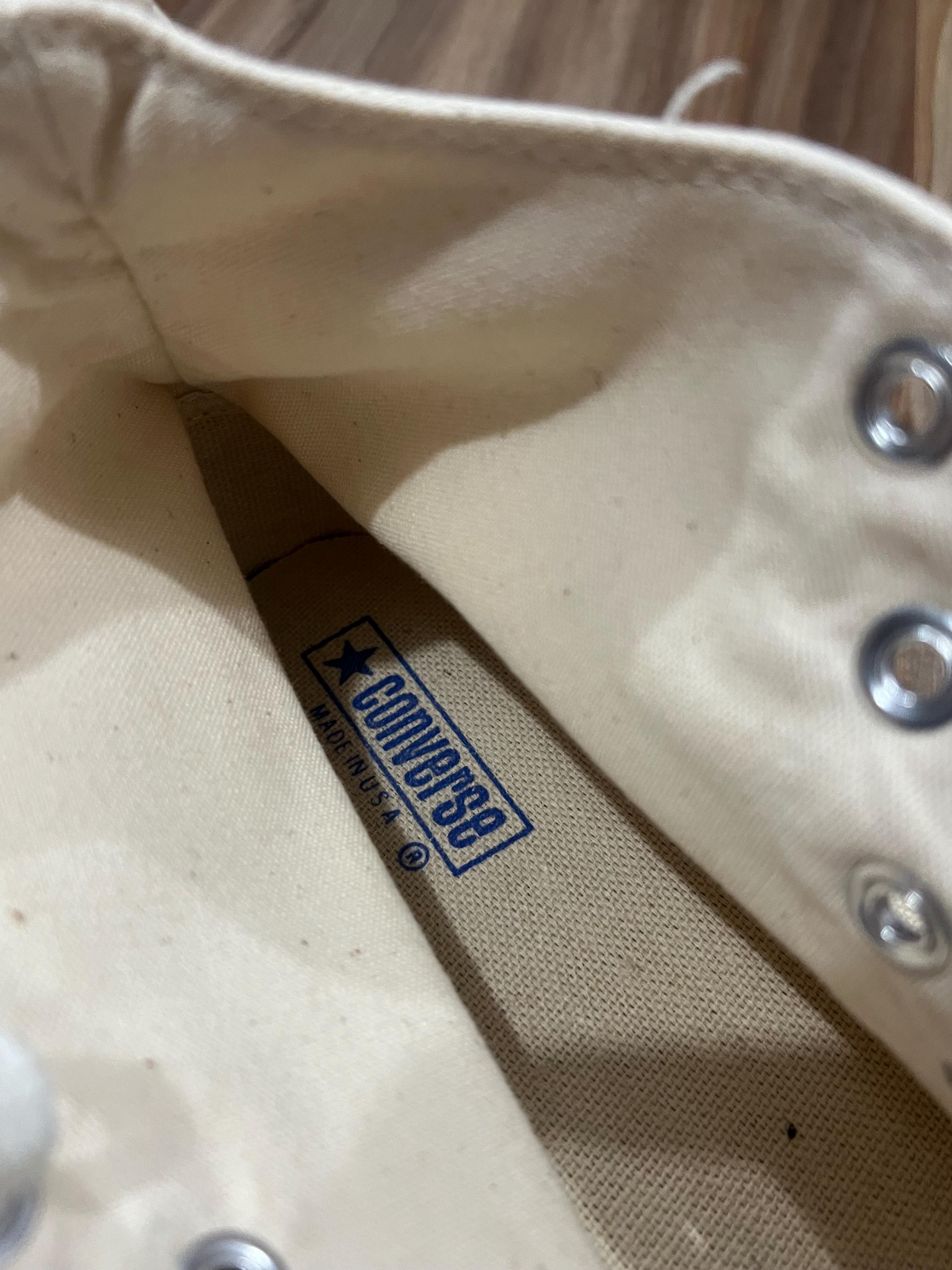 Deadstock Vintage 80s USA Made Converse Chuck Taylor Hi Top Deadstock Vintage 80s USA Made Converse Chuck Taylor Hi Top