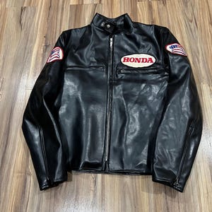 XS Vintage 70s Vinyl Leather Honda Kawasaki Motorcycle Moto