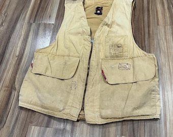 Small Vintage 80s 90s Orvis Fly Fishing Utility Vest W/ Pockets