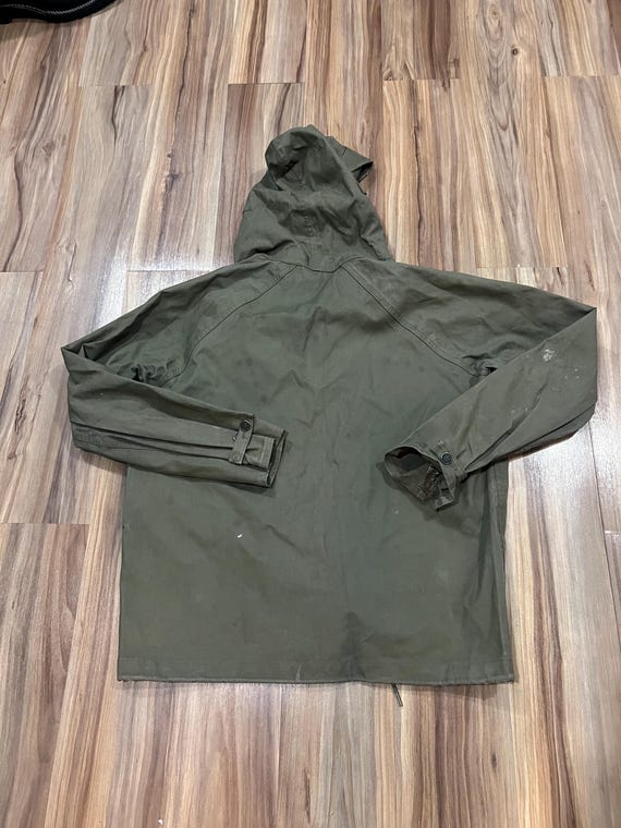 Vintage WW2 U.S. Navy USN Anorak Rain Deck Jacket Foul