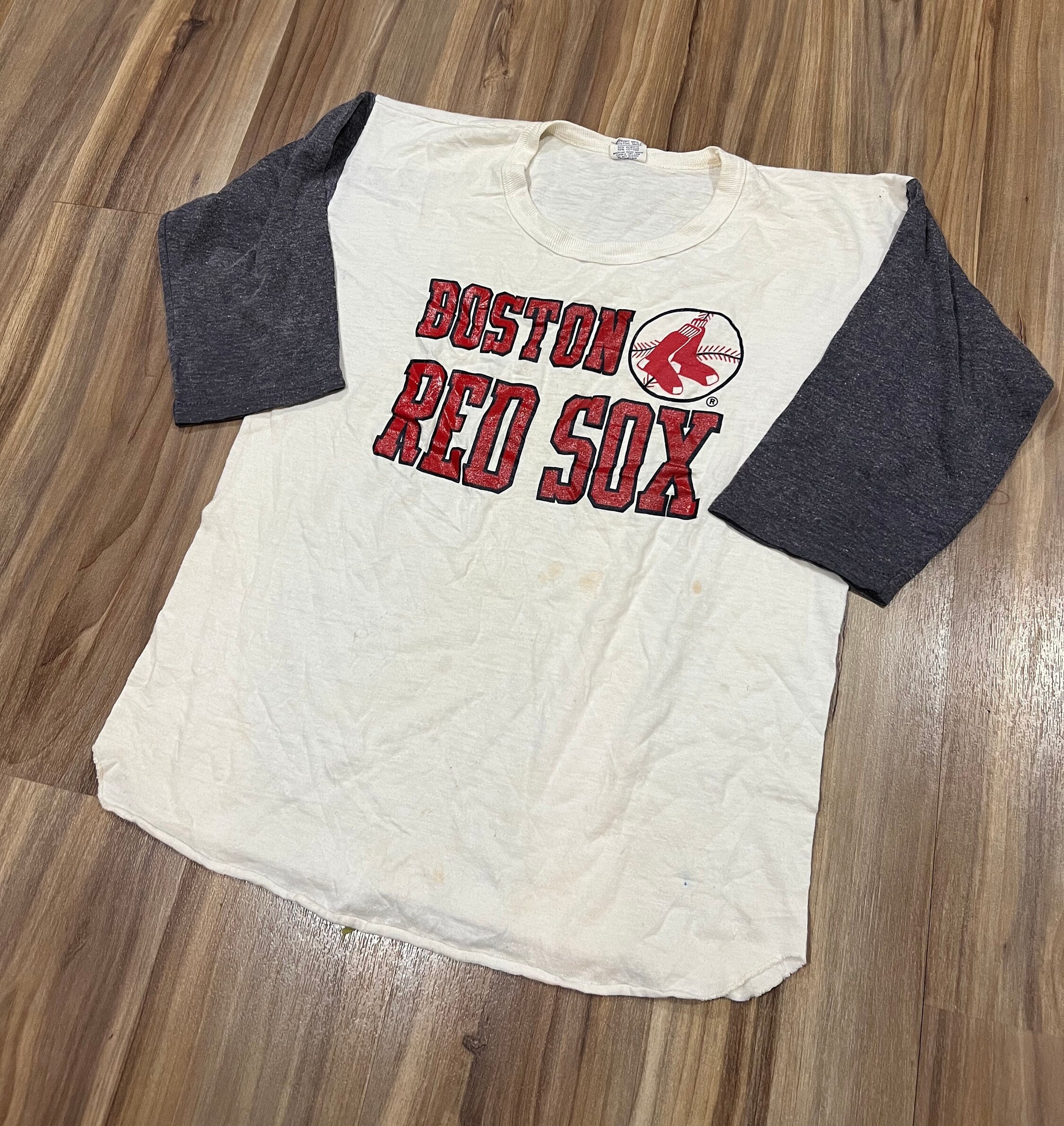 Vintage Boston Braves Shirt Adult Small Gray Starter Red Sox MLB Baseball  80s
