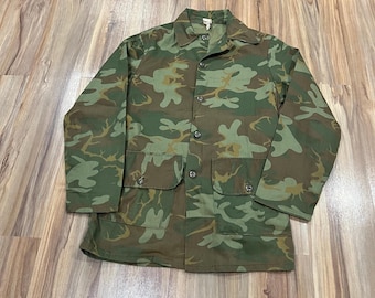 Large / XL 60s / 70s Mitchell Camouflage Reversible Jacket