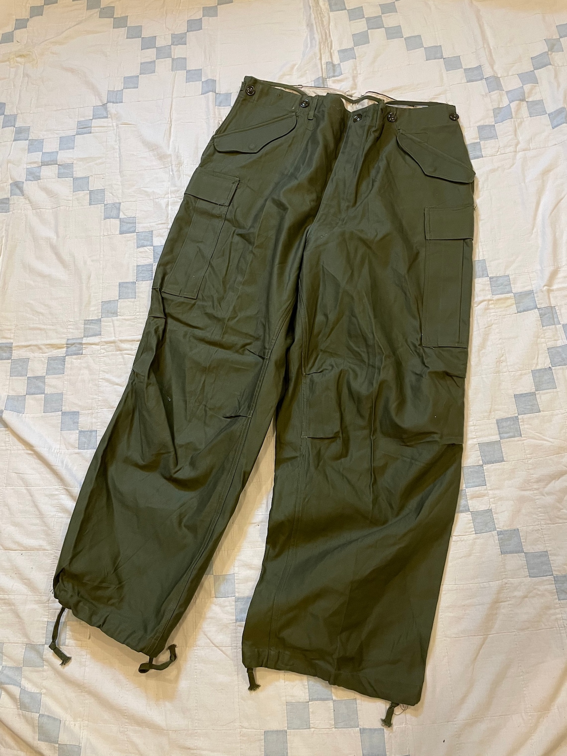Vintage M-1951 Trousers US Military Field Shell Pants Sz Reg | Etsy