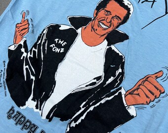 Vintage 1970's Happy Days / the Fonz Personalized Artwork