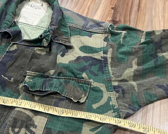 XS Short Vintage 70s ERDL Hot Weather Camo Stencil Usmc Class 2