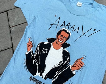 Medium Vintage 70s Happy Days the Fonz Graphic T Shirt Mayo