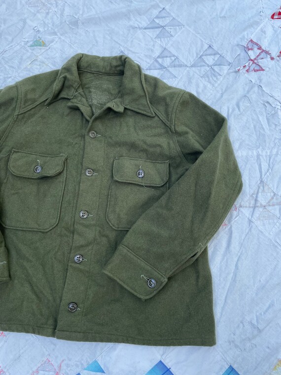 Vintage 1950 S Korean War Us Army Military Wool Cold Gem Vintage 1950 S Korean War Us Army Military Wool Cold Gem