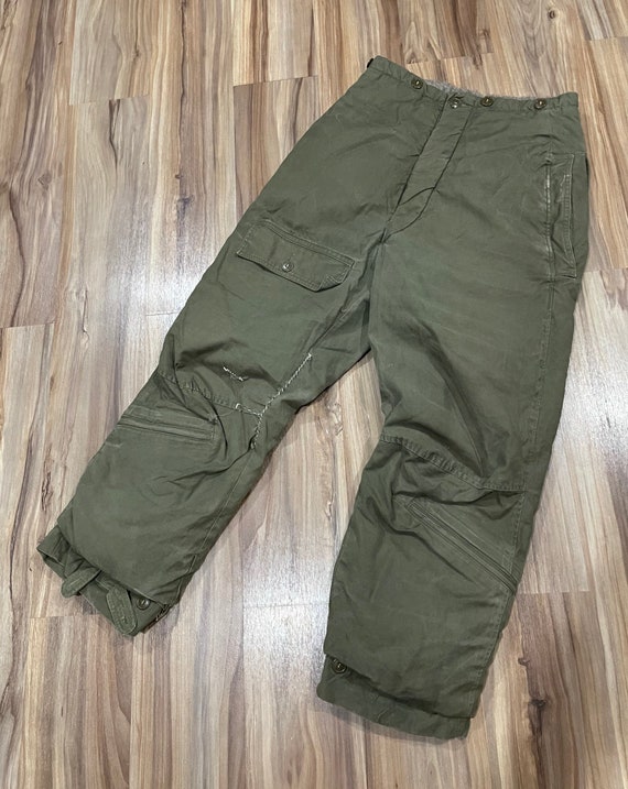 Sz 36 Vintage 40s Type A-9 Button Fly Insulated Sherpa Lined
