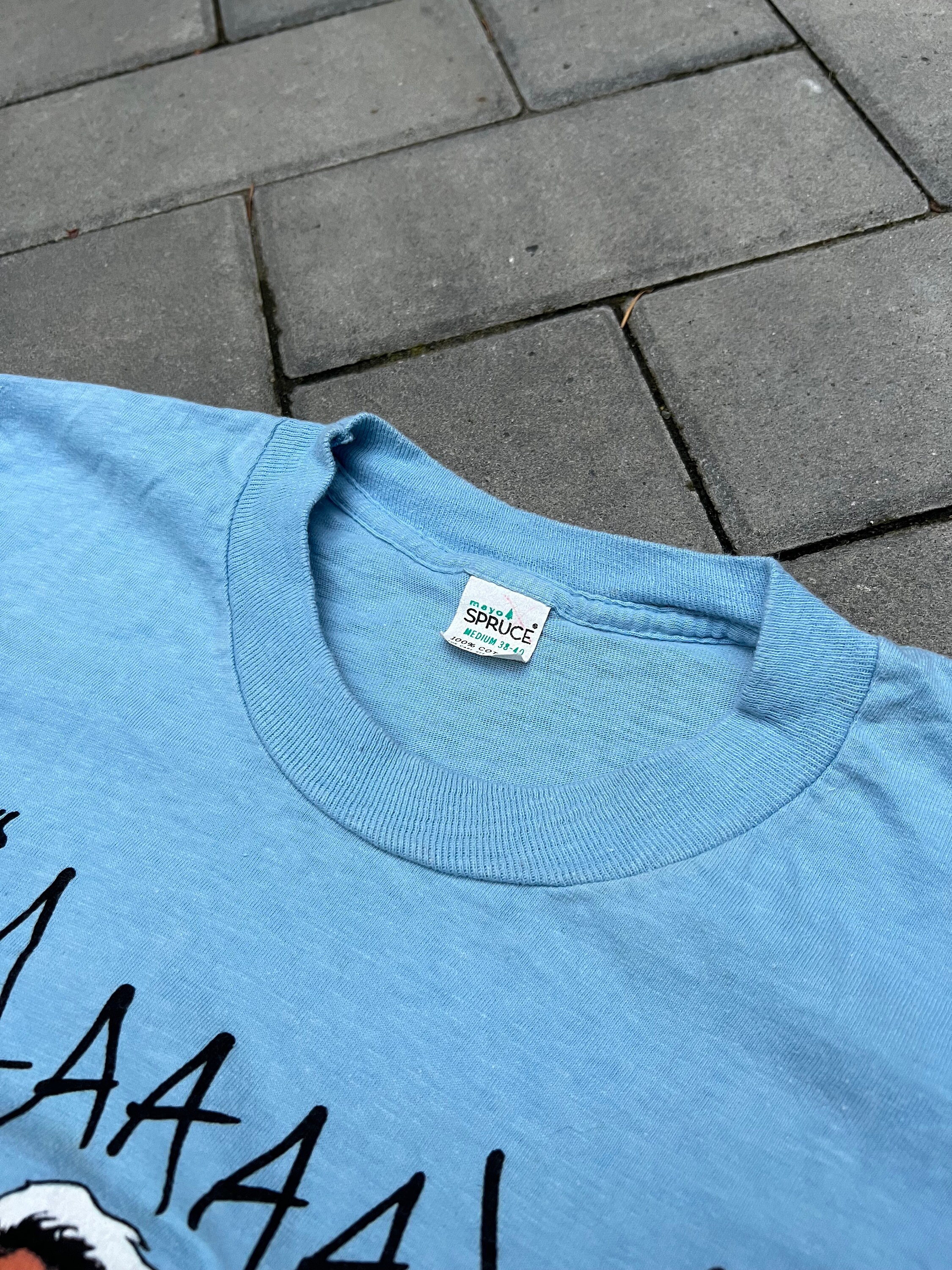 Medium Vintage 70s Happy Days the Fonz Graphic T Shirt Mayo Spruce