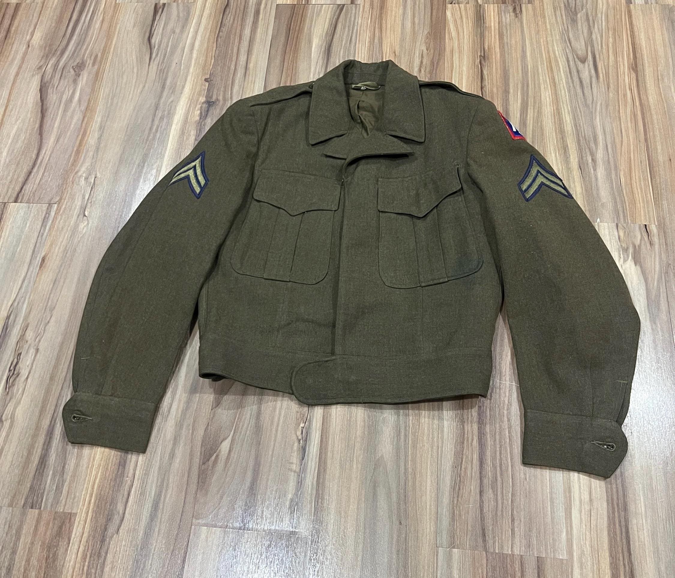 40s vintage GREEN WOOL GABA JACKET ギャバジン il_fullxfull.7230919420_n8hd.jpg