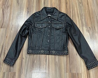 ウィルソンズレザー MAXIMA レザージャケット Wilsons Leather MAXIMA Zip Front 100% Leather Jacket, Size M