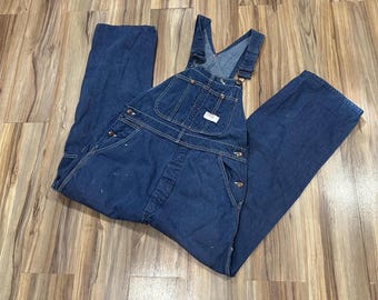 Deadstock Pointer Hickory Denim Work Overalls Railroad Carpenter
