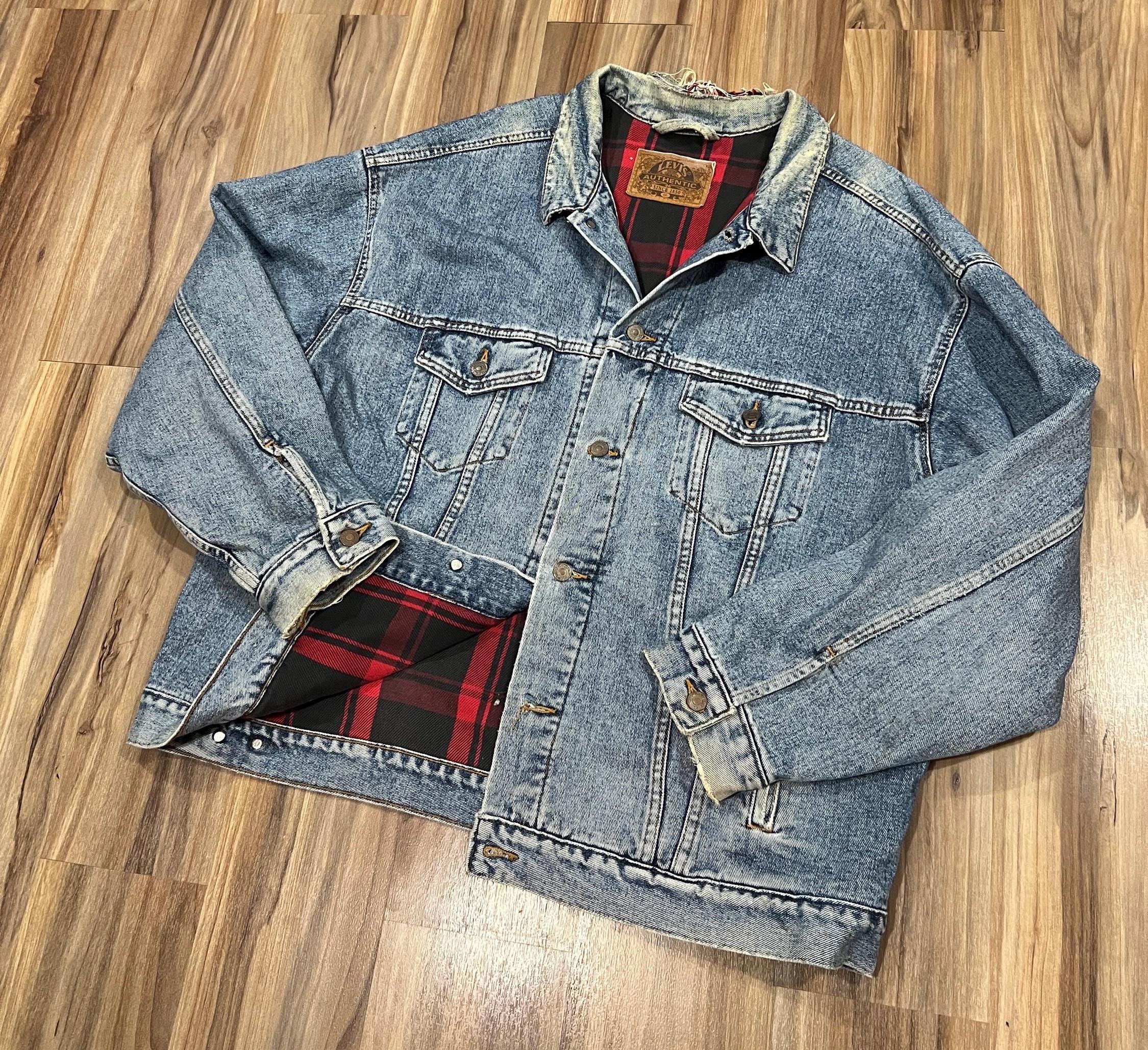 Levis Plaid Jacket