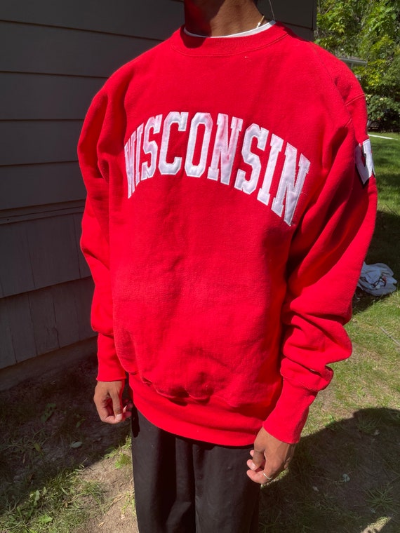 Vintage 90s Champion Reverse Weave Wisconsin Badgers Madison - Etsy