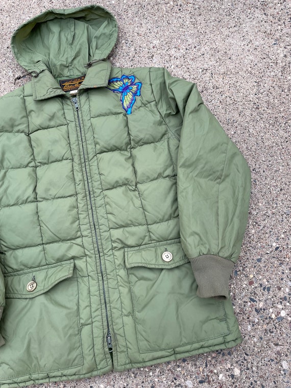 Small Ladies Vintage 70s 80s Eddie Bauer Olive Green Quilted Small Ladies Vintage 70s 80s Eddie Bauer Olive Green Quilted