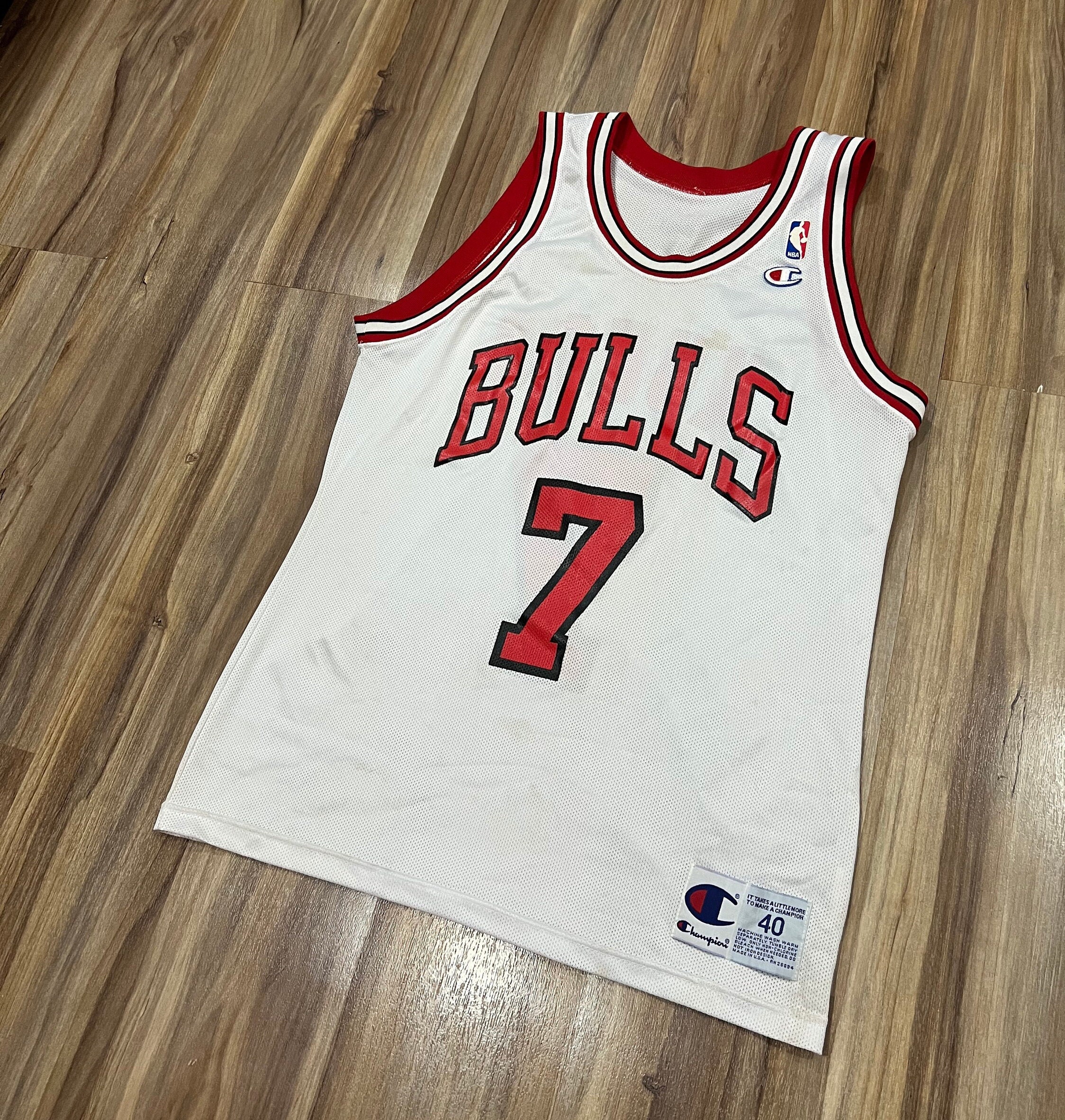 NBA Chicago Bulls Basketball Champion Jersey #7 Gordon size Small adult