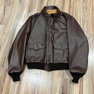 Vanson Leather Jacket 44 - Etsy