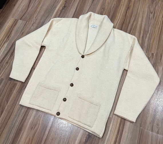 Cream store shawl cardigan