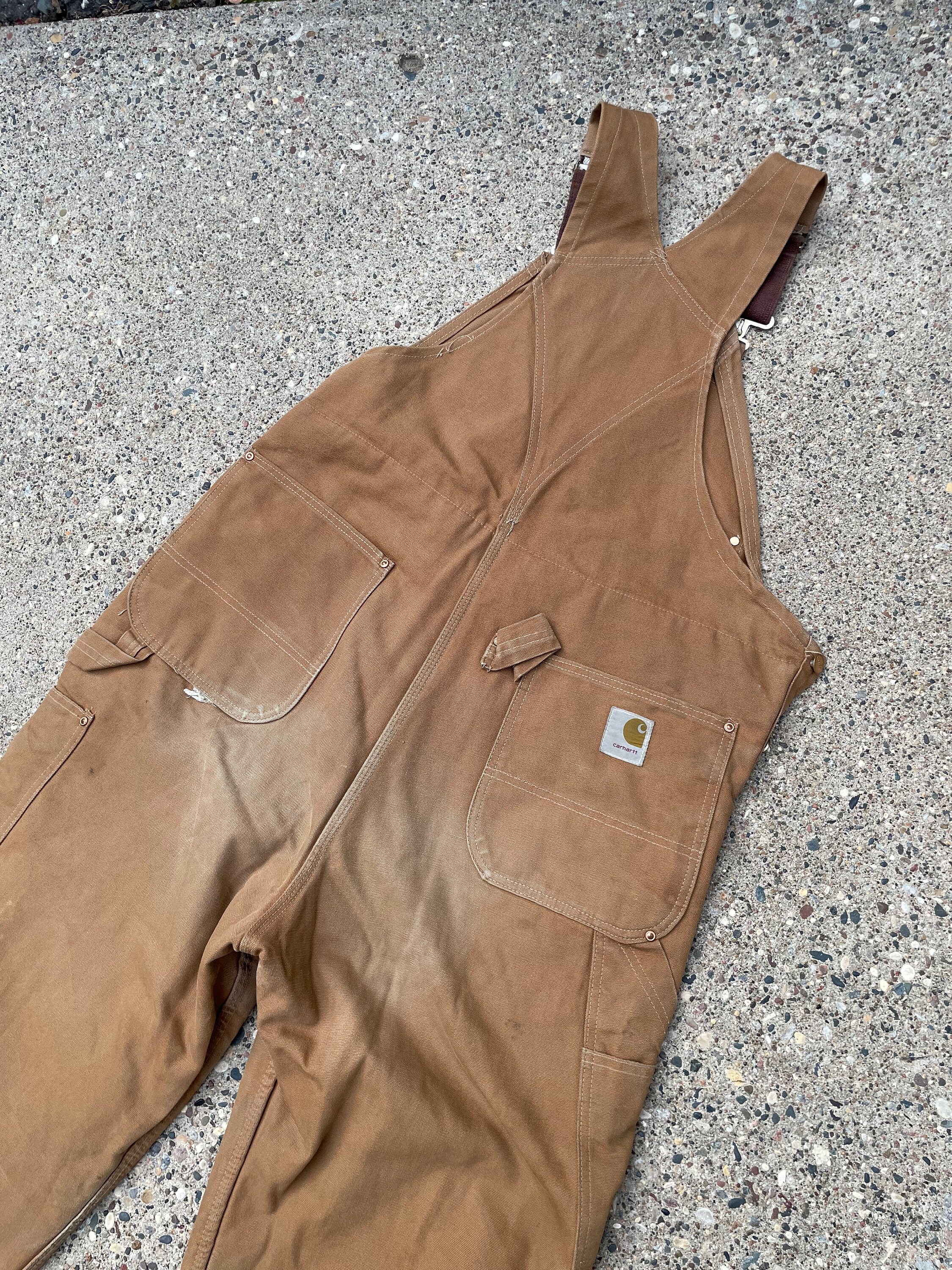 Large Vintage 70s Carhartt Double Knee Duck Canvas Overalls - Etsy