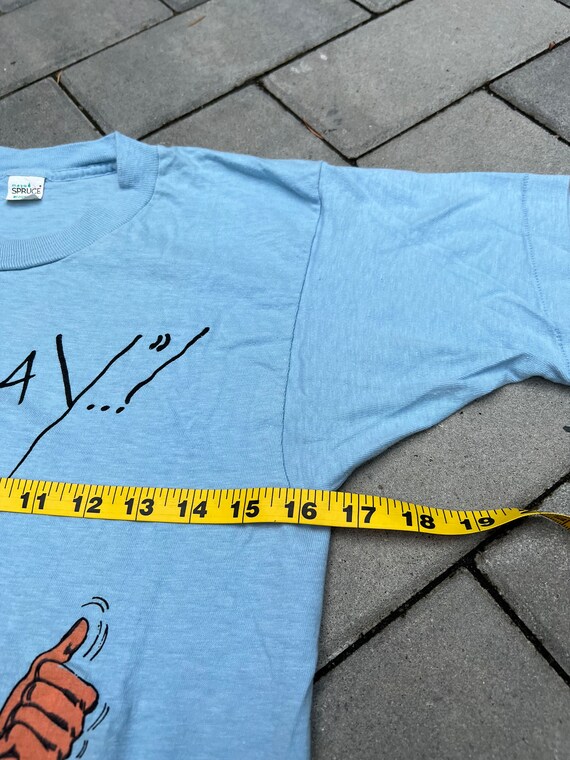Medium Vintage 70s Happy Days the Fonz Graphic T Shirt Mayo Spruce 