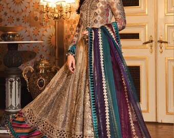 Pakistani Wedding Dress Etsy