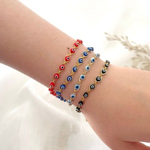 Evil eye 18k gold bracelet Outlet