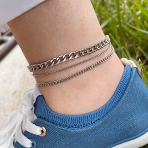Chunky chain anklet online