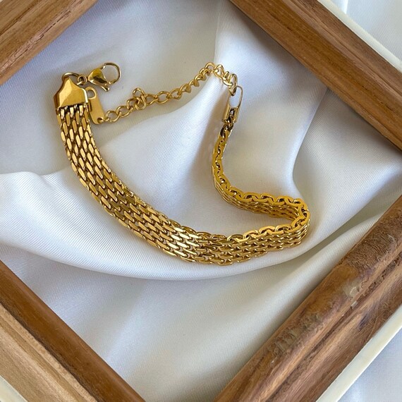 18K Gold Wide Cuban Snake Chain 