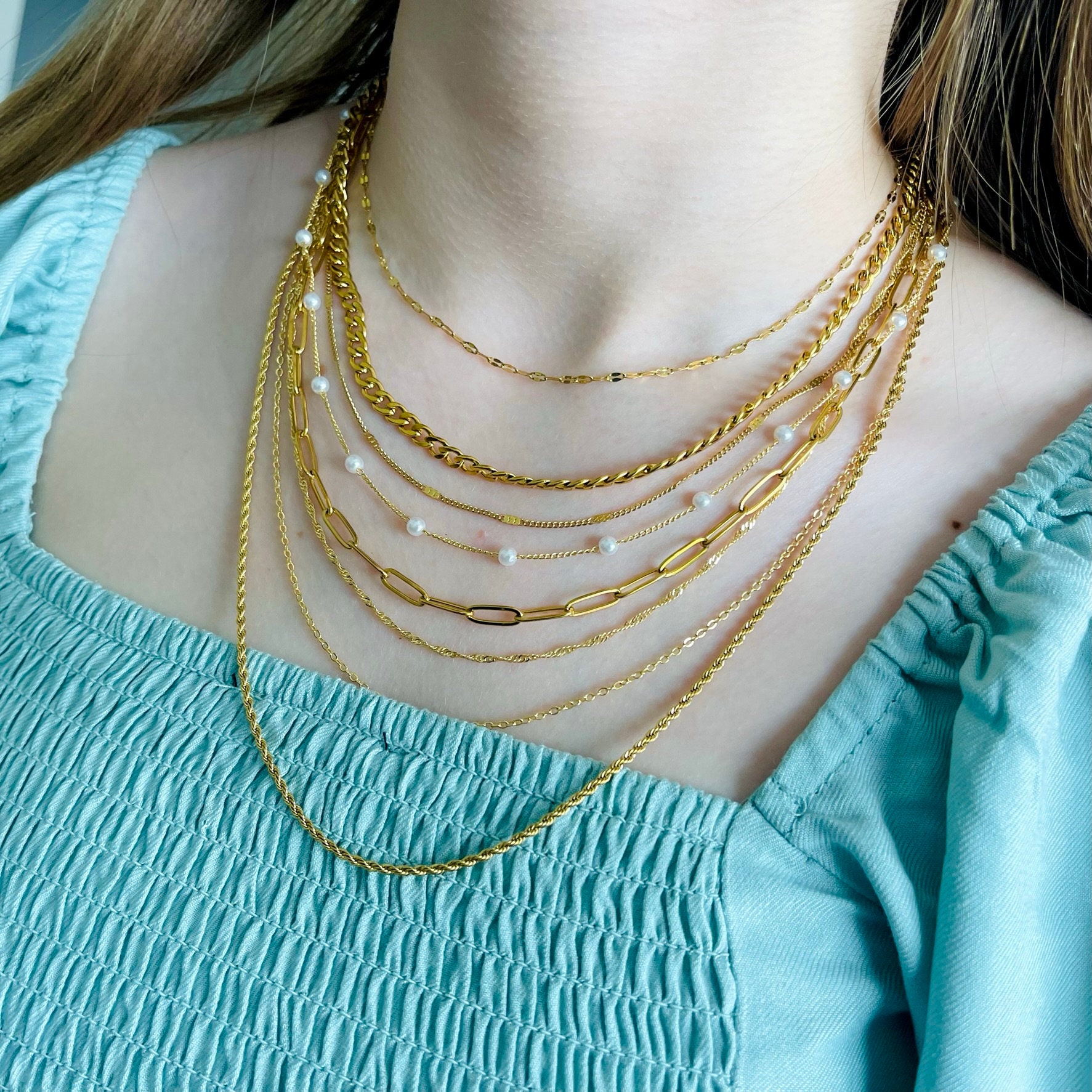 Sierra Paperclip Chain - Everly Made Gold Filled
